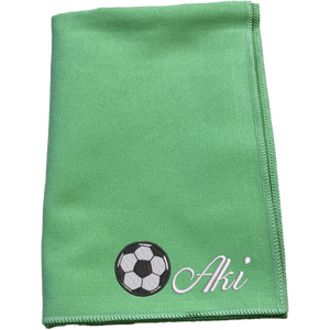 Jalkapallo-mikrokuitupyyhe 50x100 (70x120, 110x180)